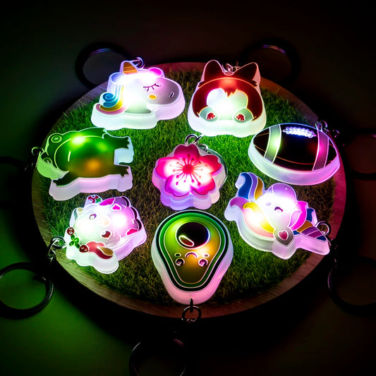 1 Llaveros LED – Novedad Brillante