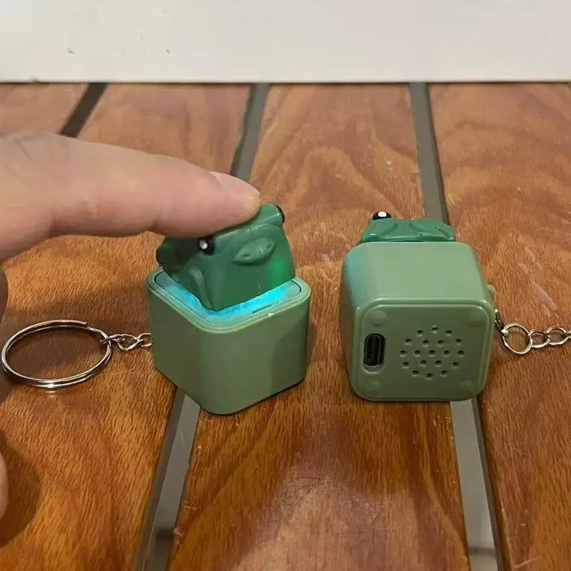 Llavero Divertido de Rana o Pato – Fidget Clicker