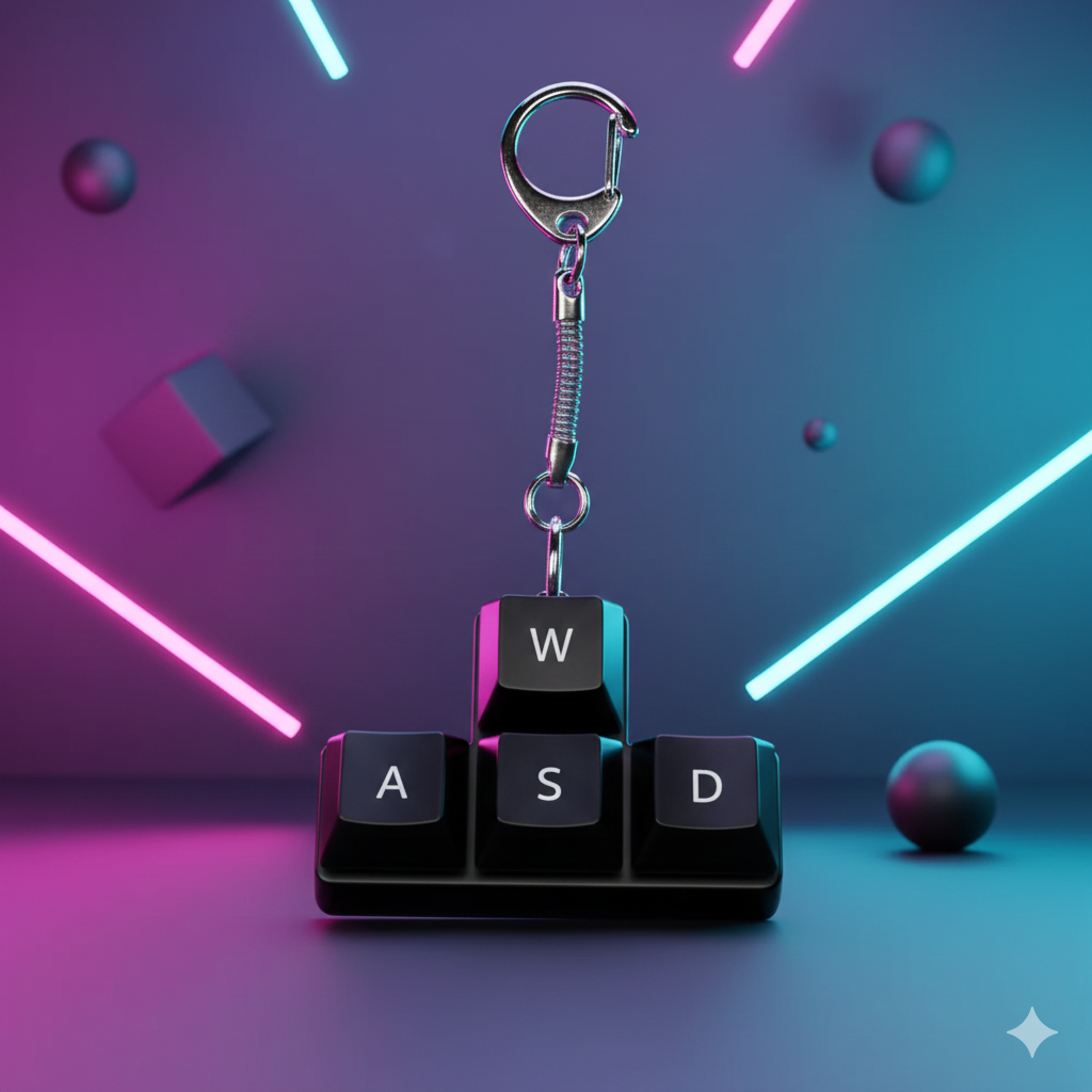 Accesorio para llaves Gamer 4-Teclas | WASD