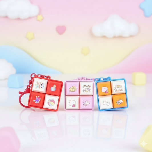 Llavero Relajante de Dibujitos | DIY Teclas de Teclado