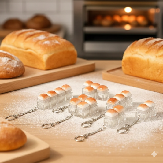 Llavero cliker forma de pan