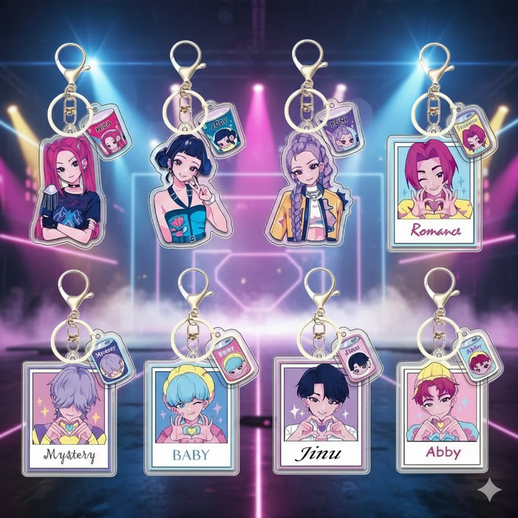 Llaveros K-pop Demon Hunters | Accesorios de Joyería para Fans