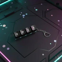 Llavero Gamer de Teclas QWER – Llavero Teclado Mecánico Fidget Antiestrés