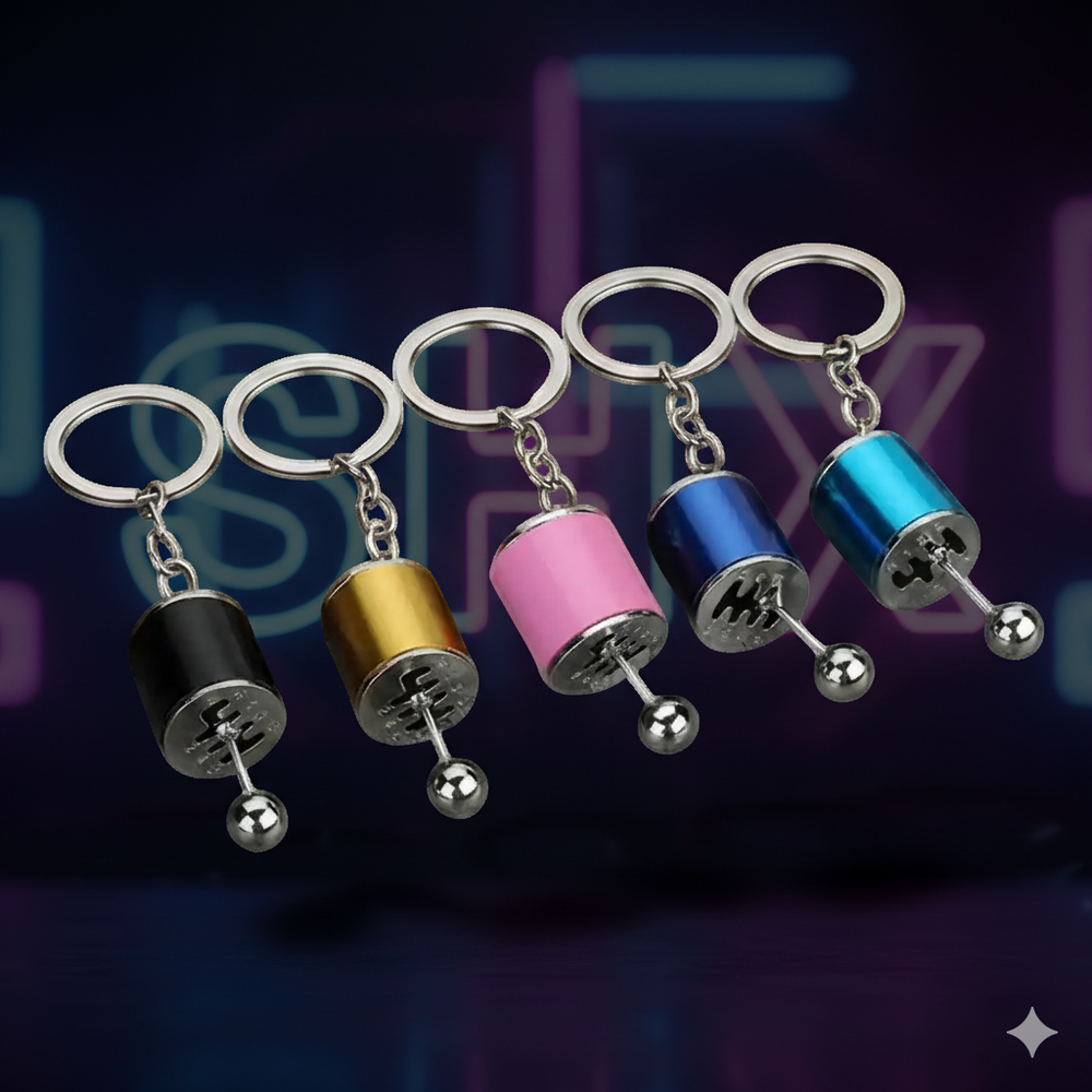 Llavero Palanca de Cambios | Llavero Turbo Mini | Llavero Estilo Coche