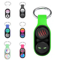 Llaveros SHX con diseño fidget pop it, colores variados y motivos gamers, kawaii y creativos
