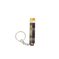 Llavero creativo tipo pixel gamer con cadena metálica, estilo original de Llaveros SHX