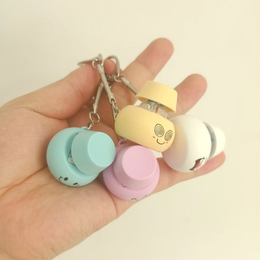 llavero clicker de teclado kawaiis