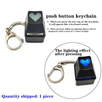 Llavero de teclado corazón RGB: diversión, estilo y antiestrés en tus manos