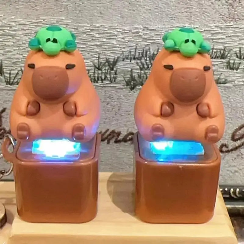 Llavero de Capibara Kawaii –  Ligero y Resistente.