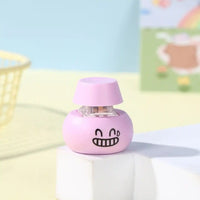 Llaveros SHX llavero cliker rosa con diseño kawaii sonriente, accesorio divertido y original