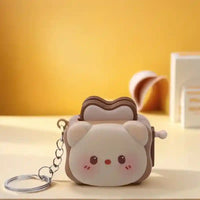 Llavero kawaii: llavero tostadora panda