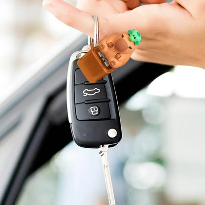 Llavero de Capibara Kawaii –  Ligero y Resistente.