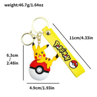 Pokémon-Schlüsselanhänger auf Pokéball