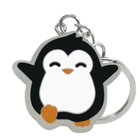 Llaveros SHX llavero pingüino kawaii diseño divertido y original para fans frikis y coleccionistas