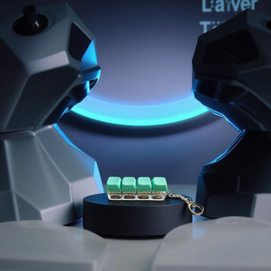 Llavero de 4 Teclas – Colores Variados, para Llaves o Mochila