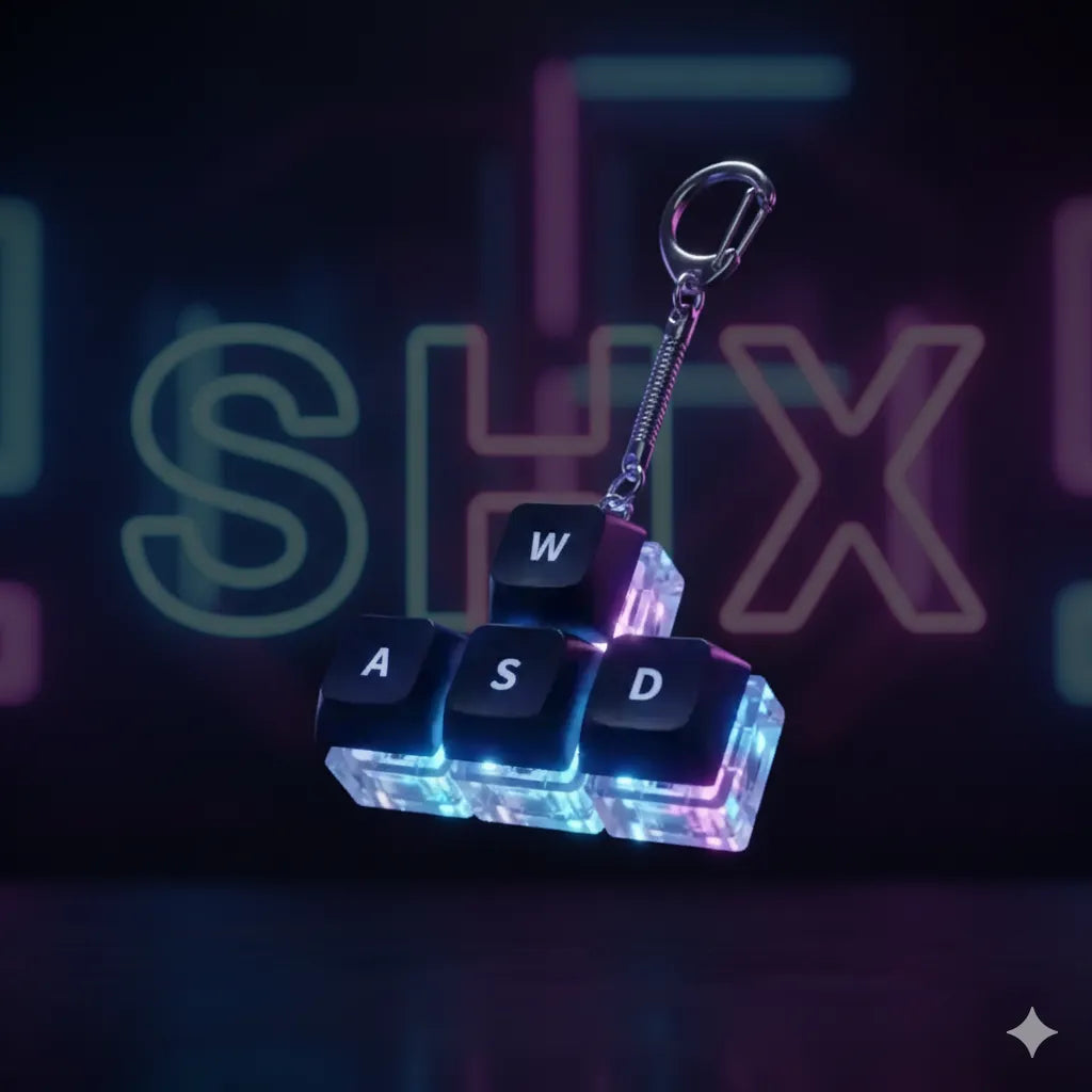 Llavero Gamer WASD